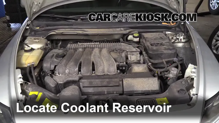 2005 Volvo S40 i 2.4L 5 Cyl. Coolant (Antifreeze) Flush Coolant